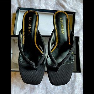 Classy Black 3in Sandals